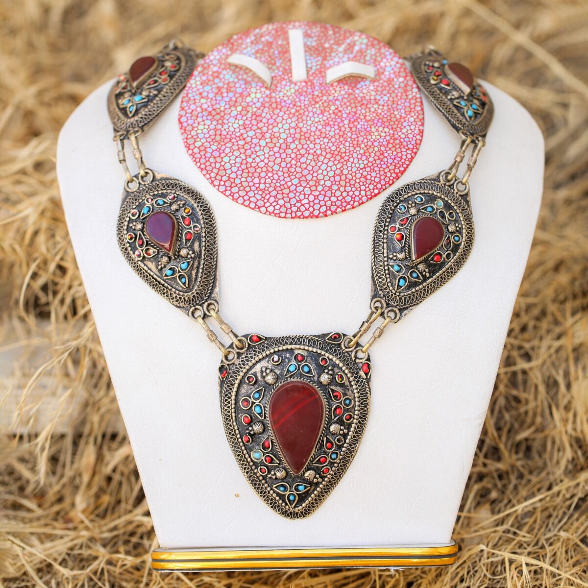 Handmade Beautiful Carnelian Bracelate | Free Shipping | Afghan Jewelery