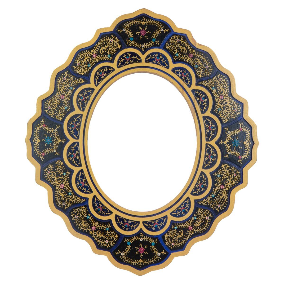 Pure Wooden Mirror Plate| Antique Wall Mirror Frame 