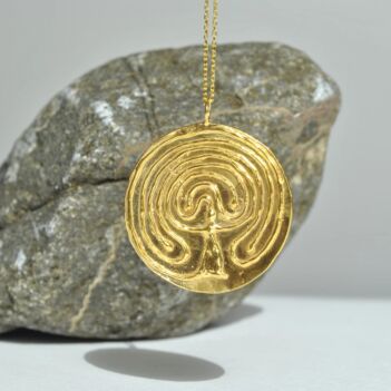 Creta Labyrinth Necklace