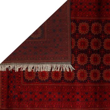 Red Carpet Gandomi map 7'9 x 5'9 (ft) Afghani, carpet, burgundy living room, carpet