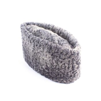Gray Nuristani Karaku Pakol | Handmade Tribal Woolen Hat