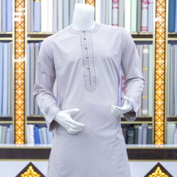 Lemonade Arabic Embroidered Men's Clothing | Grace Traditional Wear Men's Outfit 