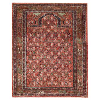 Shirwan Design Best Afghan Handmade Area Rug | 4' 6" X 3' 8" 