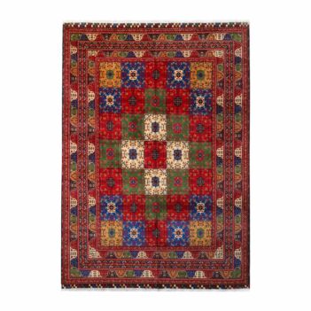 Bukhara Design Carpet | 7 Color Area Rug 11' 4" X 7' 9" 