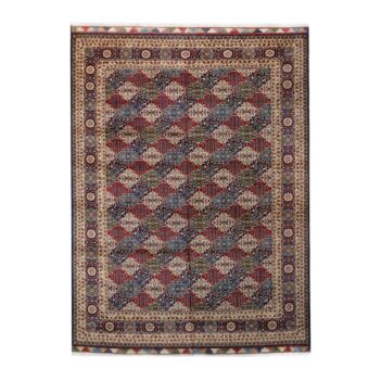 Aqcha Design Carpet | Brown Handmade Rug 11' 2" X 8' 2" 