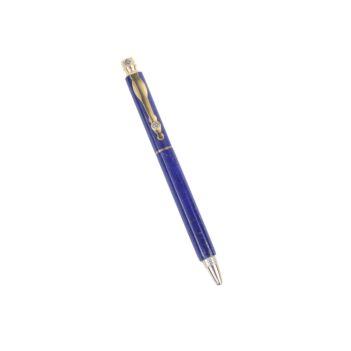 Lapis Lazuli Stone Pen | White Marble Pen