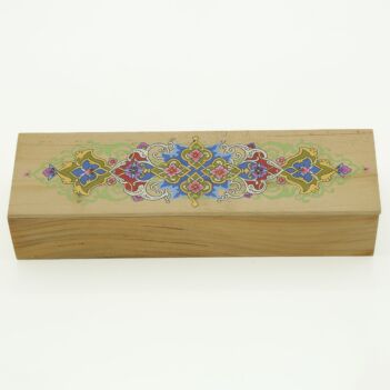 Wooden Gift Box With Hand Painted Mandala Art 