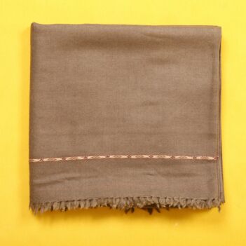 Brown Handmade Men's Pato | Woolen Winter Wear Men's Shawl 