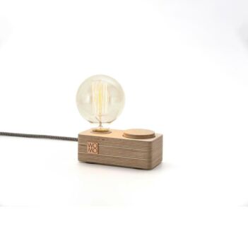 Dimmable Wooden Table Lamp, Designer Table Lamp, Bedside Lamp