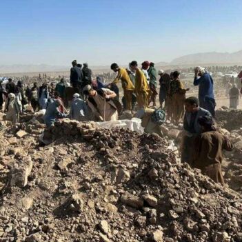 Earthquake Humanitarian Aid Assistance For Families In Herat