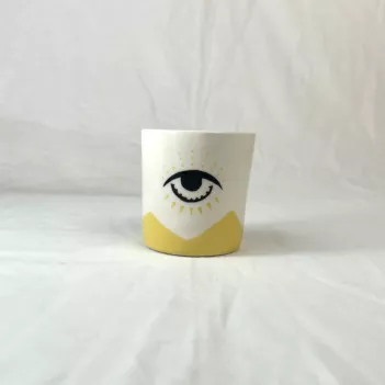 Look Ceramic Coffee Cup