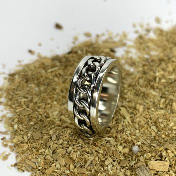 Afghan Chain Ring – Handmade Traditional Jewelry