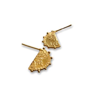 Minimal Byzantine Earrings
