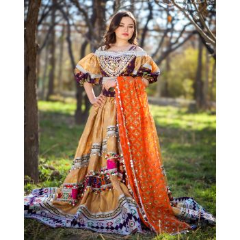 Traditional Afghan Bridal dress 