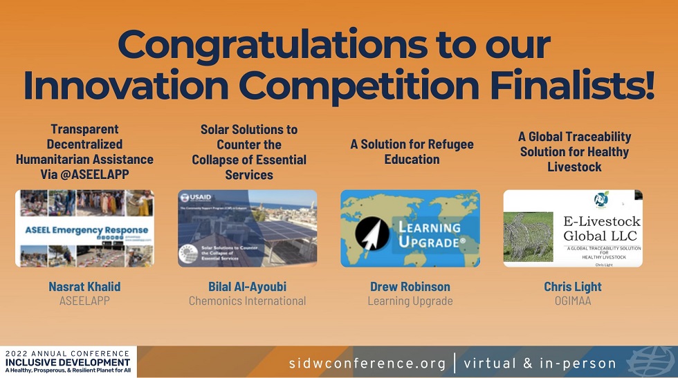  Aseel Among Finalists in SID-US Innovation Competition
