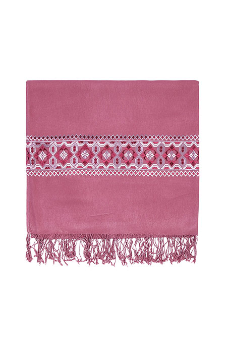 Hand embroidered scarf made by women in Bamyan province